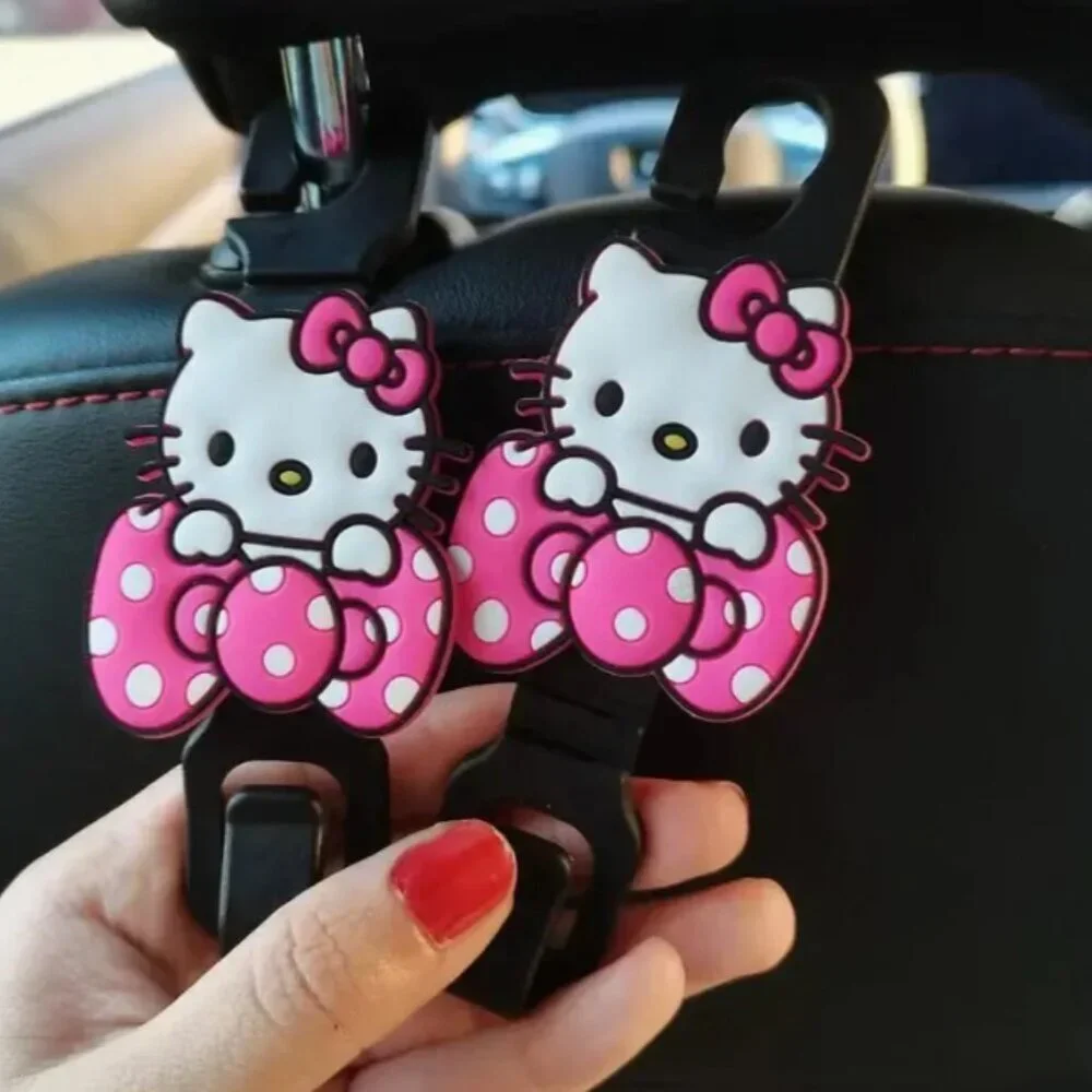 #HK-2031 2-Pack Hello Kitty Car Headrest Hooks - You Choose